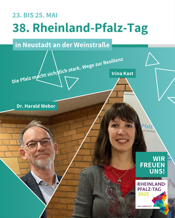 Dr. Harald Weber und Irina Kast präsentieren die Resilienzinitiative.