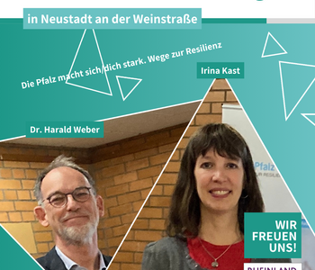 Dr. Harald Weber und Irina Kast präsentieren die Resilienzinitiative.